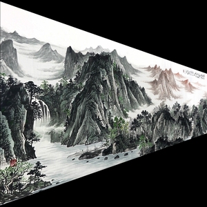 高永谦山水画作品《重磅推荐》 jpx20690中美协高永谦精