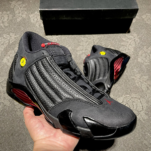aj14 黑红 air jordan 14 最后一投 乔14