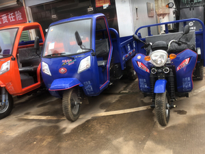 全新 五征农用柴油三轮车,摩托车手把式方向盘,带自卸,农用好