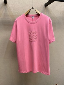 自购正品loewe罗意威粉色圆领短袖t恤_阿里巴巴找货神器