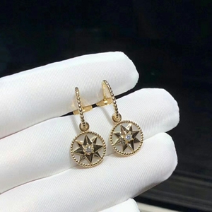 迪奥幸运罗盘耳钉
