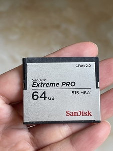 闪迪cf卡64g内存卡cfast2.0相机存储卡xc10佳能