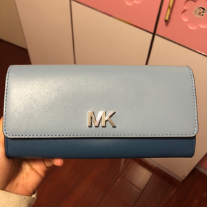 美国michael kors mk女包三折长款钱包