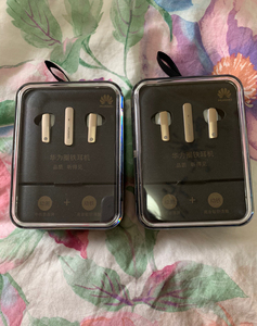 耳机全新正品华为圈铁耳机冰雪金色!全新未拆封am175阻抗1