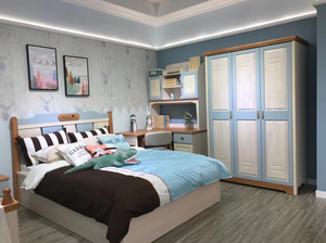 全实木儿童青少年家具白蜡木约克小镇