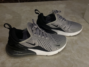 耐克 nike air max 27c 37.5码 灰色配色