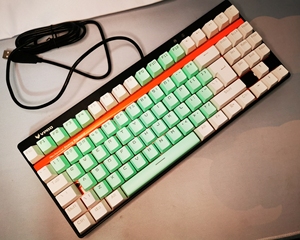 500人付款淘宝雷柏v500s背光机械键盘黑轴青轴茶轴合金版游戏键盘正品