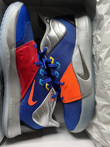耐克nike pg3 nasa保罗乔治3代男宇航员蓝橙实战篮_阿里巴巴找货神器