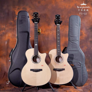 kepma卡马吉他正品卡玛f1面单板g1原声电箱加振款民谣吉