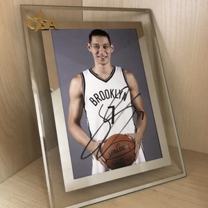 【保真】林书豪签名照林书豪周边亲签生日礼物送女生