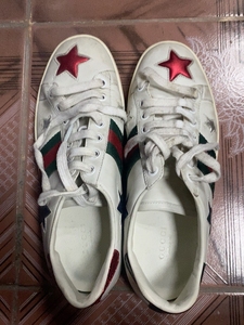 正品代购gucci/古驰古奇女鞋小白鞋经典五角星板鞋女鞋休闲