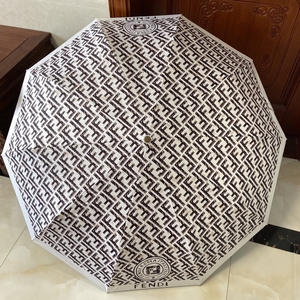 fendi(芬迪)高科技布料雨伞,饰有全幅ff印花图案.饰有