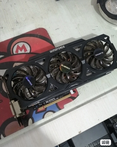 完好显卡技嘉gtx760-2g三风扇,过度神卡,供电6 8p