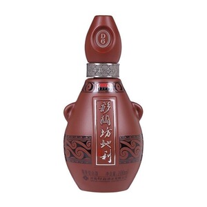 仰韶彩陶坊洞藏地利d6 52度100ml陶香型白酒收藏摆柜自