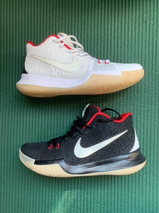 欧文3 中国行 41码 id款 黑白鸳鸯夜光大底,正品试穿