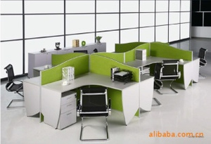 深圳办公家具厂订做办公屏风、屏风办公桌，组合屏风，屏风隔断