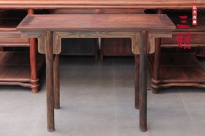 红木老挝大红酸枝家具原木实木条案条几展示台平头案中式仿古家具