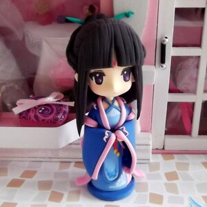 仙剑奇侠传四4 同人diy周边 柳梦璃q版 手办 粘土人偶 琼华 定做