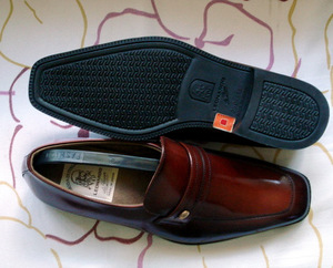 日本老人头皮鞋/正宗利奥纳多/达芬奇头像