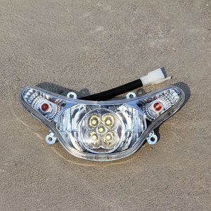 爱玛电动车原厂配件原装48v蝴蝶雅力士车灯原装车头大灯超亮led灯