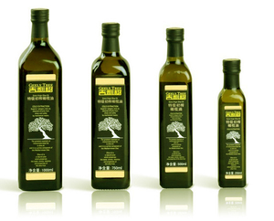 高档透明墨绿方圆100至1000毫升香油瓶空油瓶橄榄油玻璃瓶山茶油