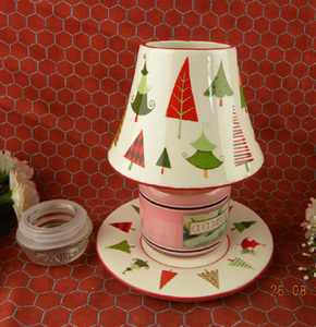 yankee candle 扬基蜡烛 圣诞树 水果盘 陶瓷烛台 灯罩 新居礼品