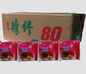 河南特产豫竹方便面红烧牛肉干吃干脆面泡面整箱80g18包老包装