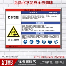 乙酸乙酯标识牌_乙酸乙酯标识牌