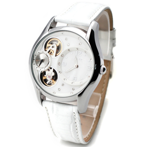 正品艾奇EYKI 女表W8348L双机芯自动机械表 韩国时尚手表腕表