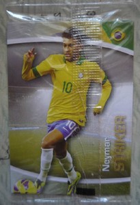 妙脆角球星卡福特拉公司出品13世界足球明星系列28号巴西队内马尔