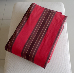 【简约时尚】纯棉手工山东老粗布鲁锦双人大被套婚庆红色紫色