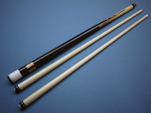 00众意众意众意淘宝二手cbz手工台球杆鸟眼枫木插黑檀4插4色板0人