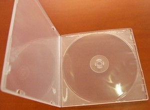 明丙方盒单片装CD盒DVD盒 带膜插封页 半透明光盘盒 散卖