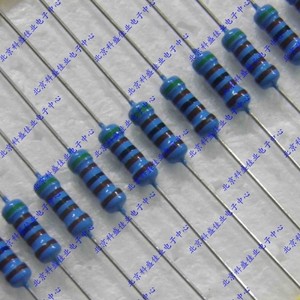 500r 1%高精度 佰分之一 1/4w 500欧直插色环电阻 0.25w金属膜