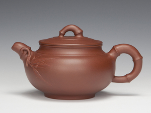 宜兴紫砂壶 国家级工艺师 潜力巨大 吴菊芳 君子竹(二) 底槽清