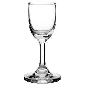 高脚白酒杯玻璃烈酒杯水晶透明小酒杯鸡尾酒杯饭店家用高脚白酒杯