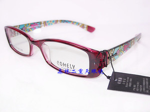 【专柜正品】 韩国品牌 卡米丽TR-90板材眼镜架 TR6003 C4紫红色