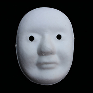 特价手绘彩绘纸脸谱白色加厚舞会面具创意diy空白京剧脸谱批发