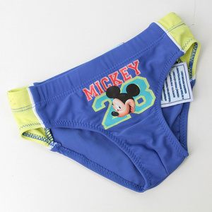 儿童泳裤男童松紧三角泳裤幼童小童系带可调节泳裤卡通男宝三角裤