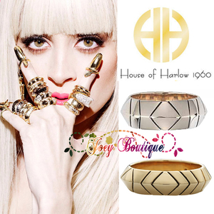 美国采购 House of Harlow 1960 复刻窄版金色戒指 上海现货