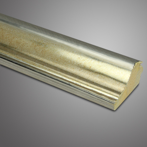 王斌相框定做银色镜框线条金银箔线条7-9cm框条实木线贴金箔3061