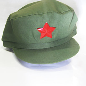 特价成人儿童红军帽 五星帽 红卫兵服装帽子 革命演出帽 解放帽