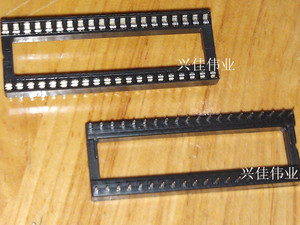 IC插座 IC测试座 DIP40脚位芯片座 DIP40 40P 一管12个 一管2.8元