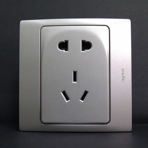 罗格朗开关插座银色