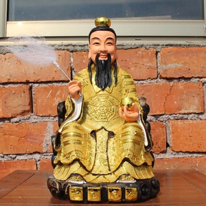 太乙真人 太乙救苦天尊 30cm高 神像道教 树脂佛像 12英寸摆件