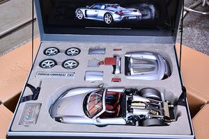 田宫 1:12 保时捷 卡罗拉GT Carrera GT 银色 仿真汽车模型 拼装