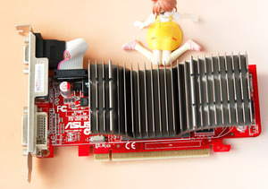 华硕 AMD 4350 4550  512M HDMI 高清显卡 刀卡 低功耗