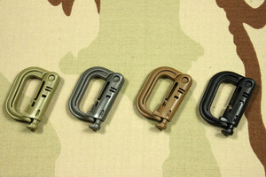 D型MOLLE织带扣战术挂扣D型扣口型扣快挂登山扣 多种用途