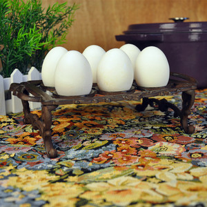 欧式古典铸铁铁线桌面鸡蛋架创意鸡蛋架铁艺鸡蛋架家居饰品