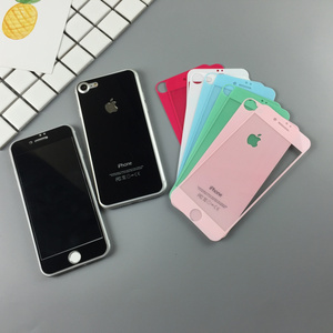 商家全屏iphone7plus6s手机钢化膜贴膜7粉红色黑色白色6plus纯色爱抢购苹果安卓版图片